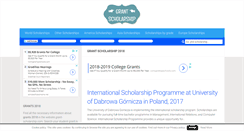Desktop Screenshot of grant-scholarship.com